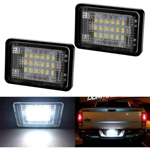 2pcs Car LED Number License Plate Light 12V For Mercedes-Benz GLK X204 Rear Trunk Warning Lights Car Styling Auto Accessories