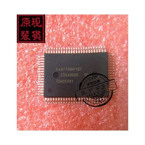 2PCS SAA7709H107 QFP-80 SAA7709H/107 QFP80 SAA7709H SAA7709 New and original