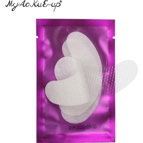 Hot Under Eye Pads Stickers Patches Eyelash Extension 200 Pairs Eye Lash Paper Patches Application Make Up Tools