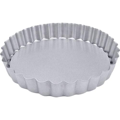 High Carbon Steel 4 Inch Tin Quiche Tartlet Tart Pastries Mini Custard Pans