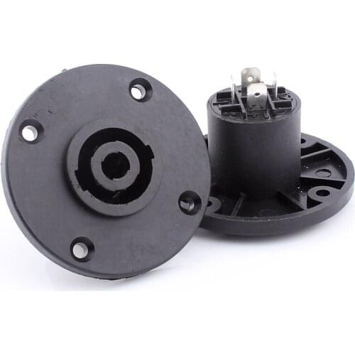 4pin Round XLR socket European-style 4Pin Female Compatible Audio Cable Connector socket 10pcs/lot