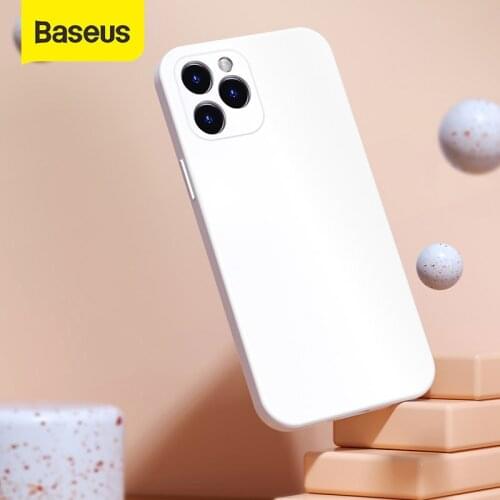 Baseus Ultra Thin Shockproof Phone Case For iPhone 12 12 Pro Luxury Case Coque Back Cover Case For iPhone 12Pro Max Phone Case