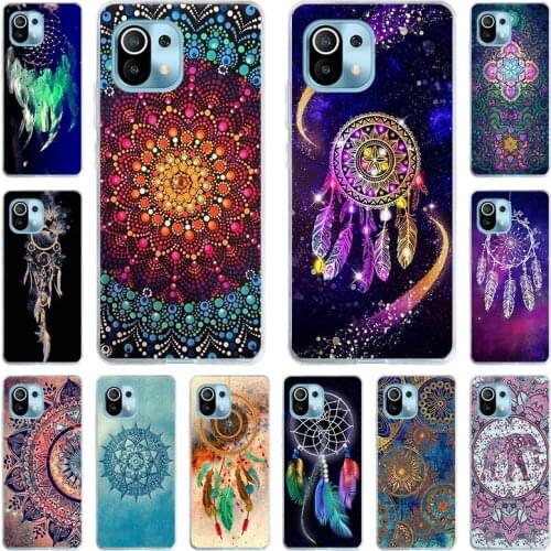 Phone Case for Xiaomi 10 Ultra 10T CC9e 9 POCO-X3 CC9 9SE A3 Note10 Pro Lite Abstract Mandala Dreamcatcher Soft TPU Back cover