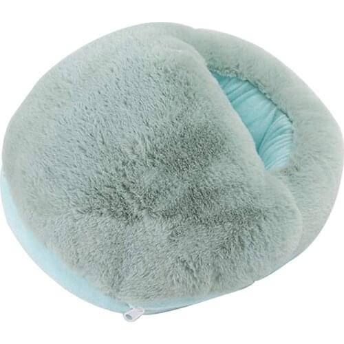 Electric Foot Warmer Plush Soft USB Foot Cushion Heater For Winter Office Heating Foot Warmers For Home Warmer