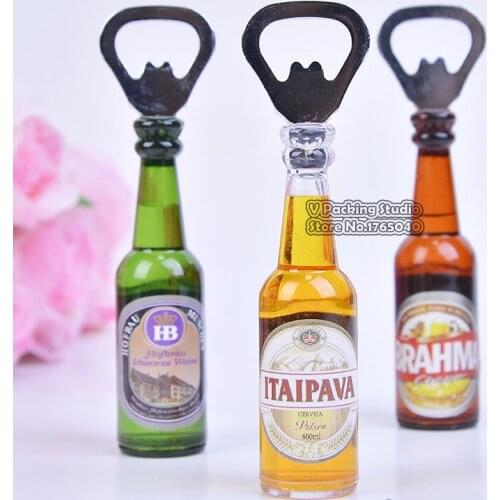 Creative personality mini bar beer bottle opener Bottle Opener Rev Bottle To Open Decorative Refrigerator Magnets Kitche
