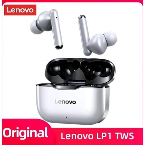 Lenovo LP1 TWS Earbuds Bluetooth 5.0 True Wireless Headphones Touch Control Sport Headset IPX4 Sweatproof Earphones with Mic