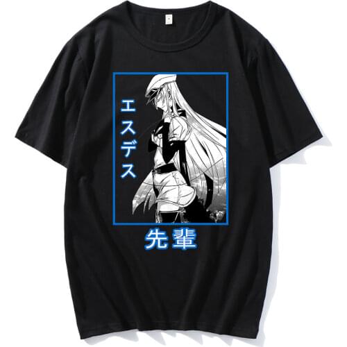 2021 Hot Sale Anime Akame Ga Kill Printed O-neck Shirts Funny Comfortable T-shirt Casual Cotton Oversized Daily Fashion Tee Tops