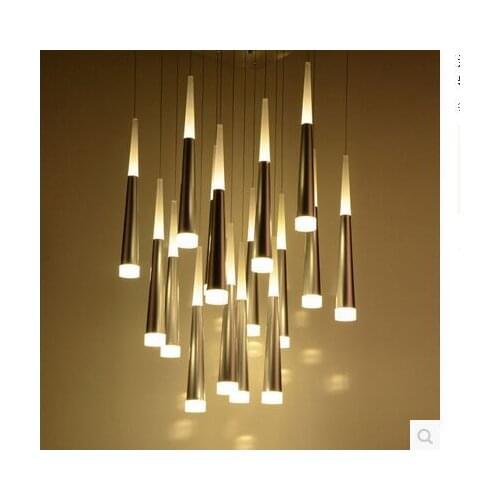 NEW LED acrylic sitting room bedroom lamps and lanterns of modern energy-saving lamps 110-240v