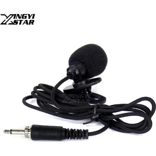 Professional Microfone Lapela Tie Clip Lavalier Microphone 3.5mm Screw Plug Lapel Mic Mike For DSLR Camera UHF Wireless System