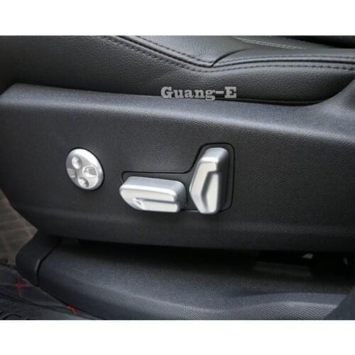 Car Frame ABS Seat Adjustment Knob Button Switch Trim Stick Part 6pcs For Peugeot 3008 GT 3008GT 2016 2017 2018 2019 2020