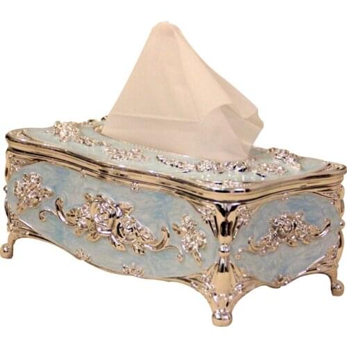 Luxury Dispenser Tissue Boxes Cover Dining Living Room Storage Tissue Paper Tissue Boxes Napkin Dispenser Rangement Home Decor