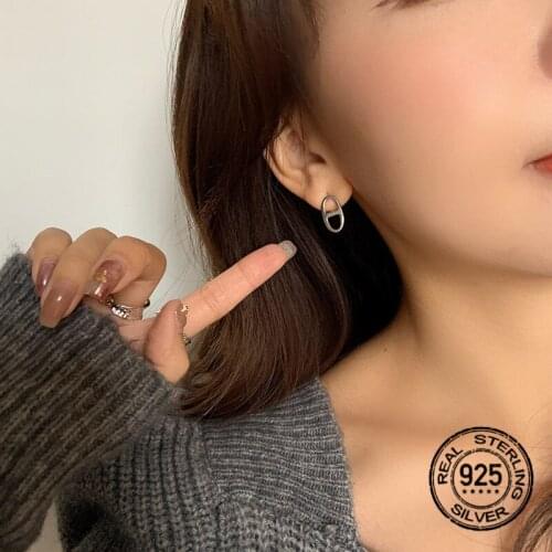 S925 Silver Needle Pig Nose Earrings For Women New Hot Sale Korea Fashion Simple Students Party Retro Design Girl Jewelry INEFFA