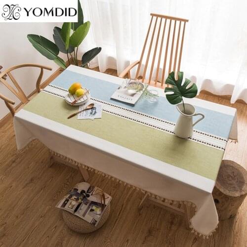 Modern Decorative Table Cloth Tassel Iace Rectangle Tablecloth Home Kitchen Decor Table Cloths Party Banquet Dining Table Cover