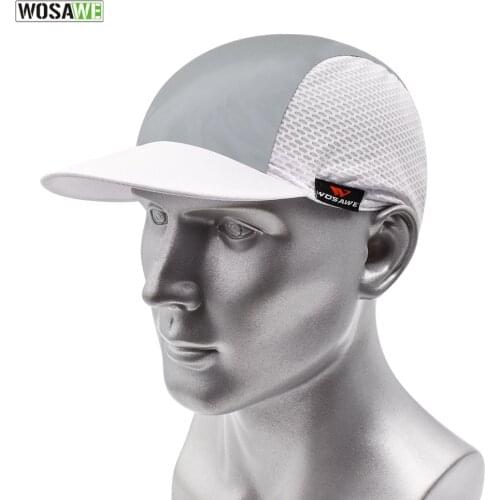 WOSAWE Cycling Reflective Cap Breathable Bicycle Skull Cap For Men And Women Running Fishing Hiking Golf Hat Cap