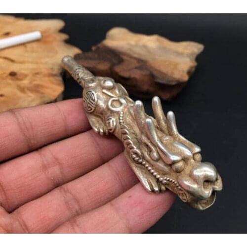Pure copper pipe white copper silver gilded dragon head money gun various styles collection