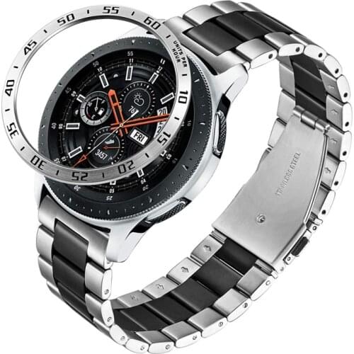 Anti Scratch Cover for samsung Galaxy Watch 46MM/42MM S3 Frontier faces speed and time Bezel Ring styling case