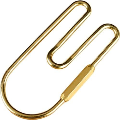 Unisex Vintage Brass Key Rings Organization Support Gold Car Keys Key Decorations Male and Female Rings