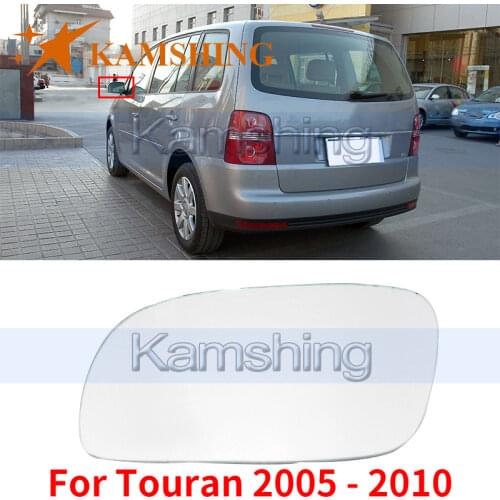 Kamshing For Touran 2005 2006 2007 2008 2009 2010 Outside Rear View Mirror Glass Mirror Lens RearView Mirror Glass With heating