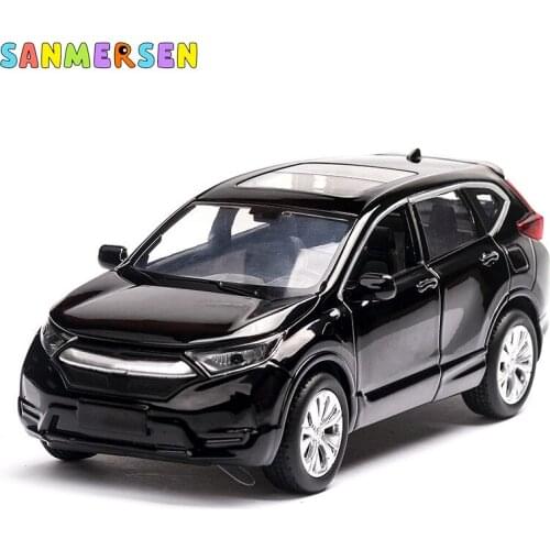 1:32 Honda CR-V Collection Alloy Car Vehicle Model Kids Toys Pull Back Car Diecasts Vehicles Play Toys For Collection Display