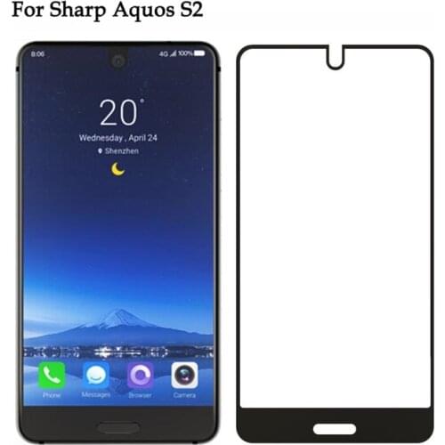 3D Tempered Glass Full Cover High Quality 9H film Explosion-proof Screen Protector For Sharp Aquos S2 FS8010