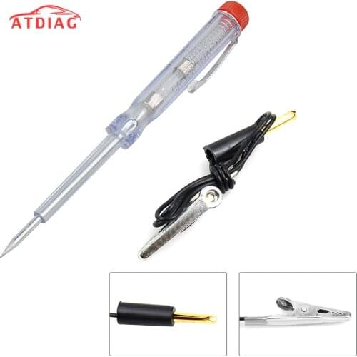 6V-24V DC Probe Light System Test Probe Lamp Auto Car Light Circuit Tester Lamp Voltage Test Pen Detector