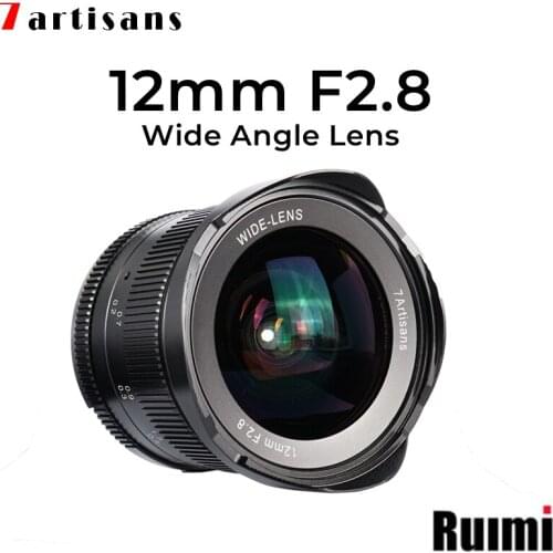 7artisans 12mm F2.8 Ultra Wide Angle Manual Focus micro single Lens For E-mount Aps-c Mirrorless Cameras A6500 A6300 A7 A6000