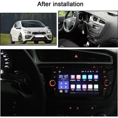 Android 10.0 Car Radio For KIA Ceed CEED JD 2013-2016 Multimedia Video Player 2 Din 4+64G Carplay DSP RDS Split Screen Head Unit