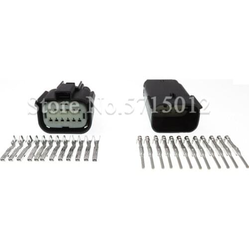 12 Hole 33472-1201 33482-1201 Auto Headlight Plug Female Male Light Socket For Ford Focus Mondeo Buick Chevrolet