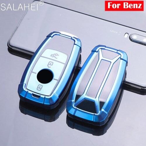 New Soft TPU Car Key Case Cover Key Bag For Mercedes Benz 2017 E Class W213 2018 S class Protector Shell Accessories Keychain