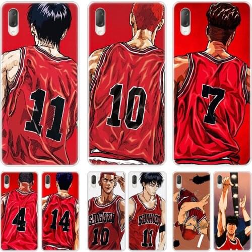 Anime Slam dunk Sakurag Hard Case For Sony Xperia L1 L2 L3 X XA XA1 XA2 Ultra E5 XZ XZ1 XZ2 Compact XZ3 M4 Aqua Z3 Z5 Premium