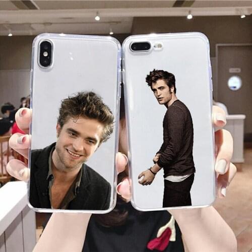 Robert Pattinson twilight saga Phone Case For Xiaomi Mi Max Note 3 A2 A3 8 9 9T 10 Lite Pro Ultra transparent fashion Etui soft