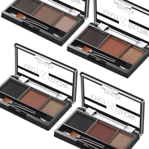 3Colors Eyebrow Enhancers Maquiagem Makeup Brown Natural Waterproof Eye Brow Filler Pomade Eyebrow Gel Brand T1099