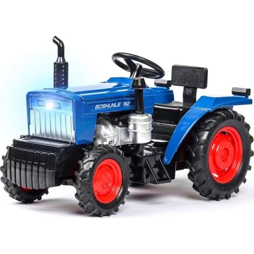 1:32 New Car Model Tractor Toy Car Diecasts Toy Vehicles Pull Back Sound Light Car For Children Cars Collection Toy Hot Sale