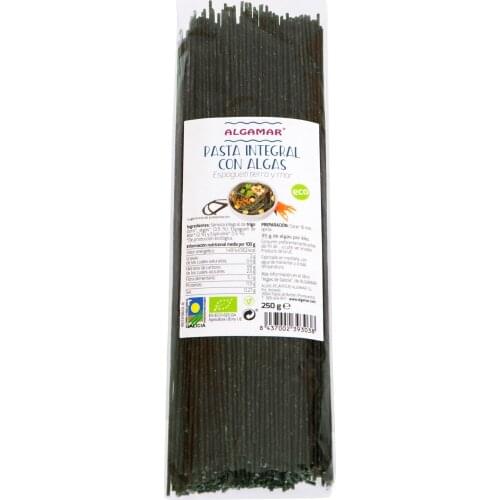 Brown Pasta with algae-spaghetti 250 g BIO