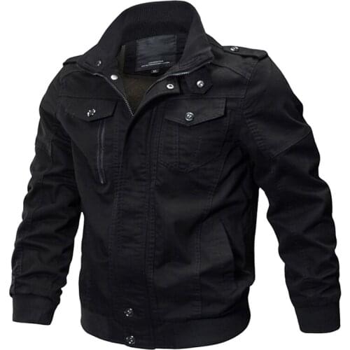 Military jacket mens casual cotton mens jackets and coatsMilitary uniform mens slim jacket size M-6XL