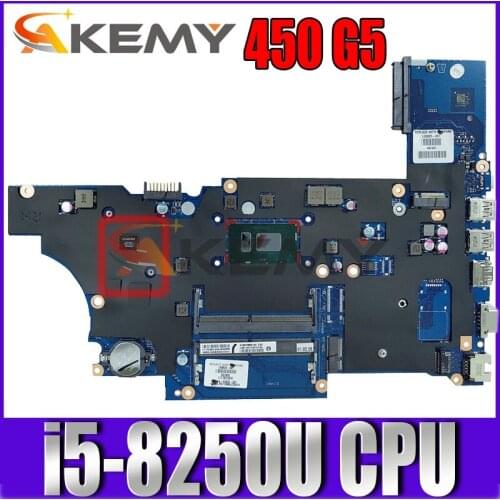 Akemy L00829-601 L00829-001 DA0X8CMB6E0 For HP ProBook 450 G5 laptop motherboard i5-8250U fully Tested