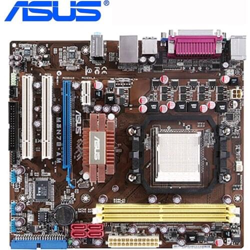 ASUS M3N78-AM Motherboard M3N78 AM uATX Systemboard GeForce Onboard Socket AM2/AM2+ 8GB GPU Desktop Mainboard USB 2.0 Used