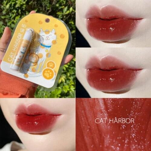 2 In 1 Creative Chain Matte Lipstick Moisturizing Not Easy To Fade Cute Crayon Cat Waterproof Long Lasting Lipstick TSLM2