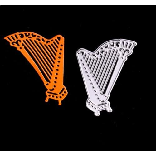 Metal harp paper die cutting dies for Scrapbooking/DIY Easter wedding Halloween Easter card