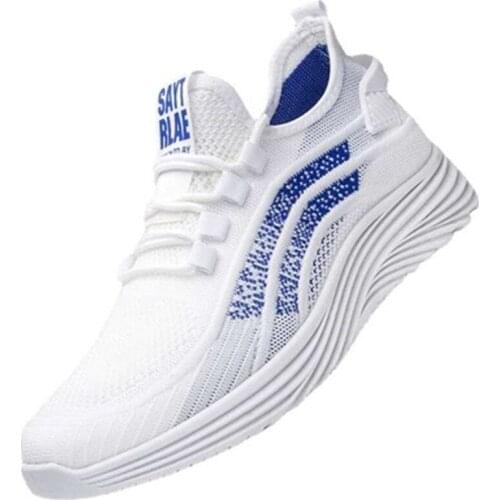 2021 Summer Mens New Korean Fashion Trendy Shoes Breathable Comfortable Running Sneakers Casual Mesh Mens Shoes