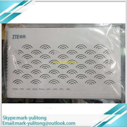 Original NOVO ZTE F612w ZXA10 GPON UN optical network With 2 ethernet ports and 1 voice ports applied to FTTH mode