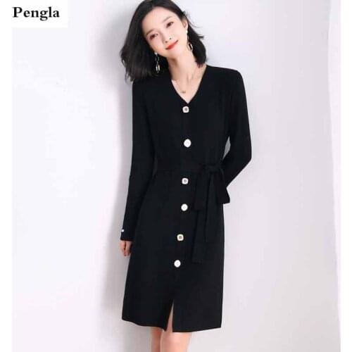 Pengla Fashionable Knitted Dresses