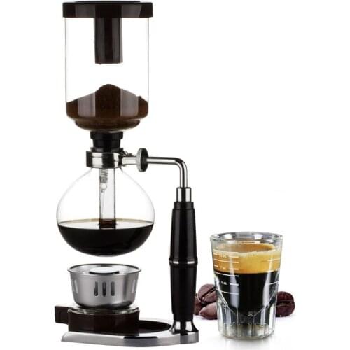 Siphon coffee maker Siphon glass pot vacuum coffee maker coffee machine filter Japanese Style for 3 to 5 cups handmade coffee
