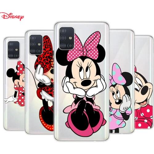 Lovely Minnie Mouse For Samsung Galaxy A01 A11 A12 A22 A21S A31 A41 A42 A51 A71 A32 A52 A72 A02S Silicone Phone Case