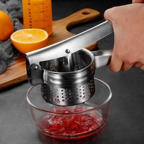 Stainless Steel Juicer Manual Juicer Stainless Steel Lemon Clip Fruit Juicer Vegetable Filling Squeezer Lemon Press