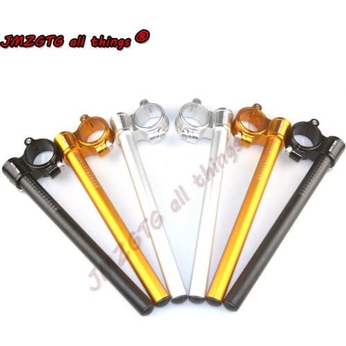 Universal Racing Adjustable CNC 37 41 43 48 50 52 51 53MM Motorcycle Racing Clip On On Fork Handlebar