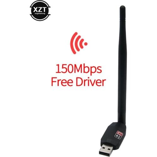 Free Driver USB Wifi Adapter 150Mbps Wi fi Adapter 2.4G Antenna USB Ethernet Network Card PC Wifi Dongle Lan AC Wifi Receiver