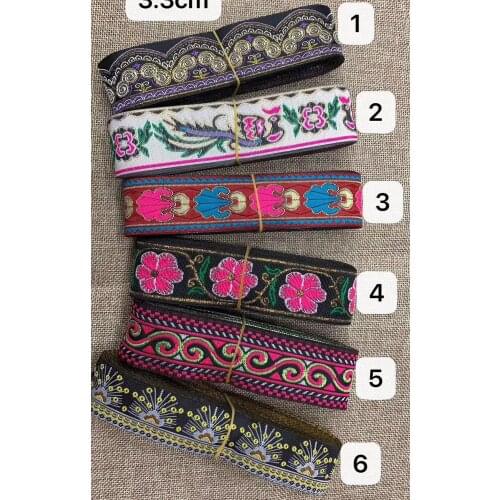 3.3cm nation style jacquard ribbon,XERY191201J