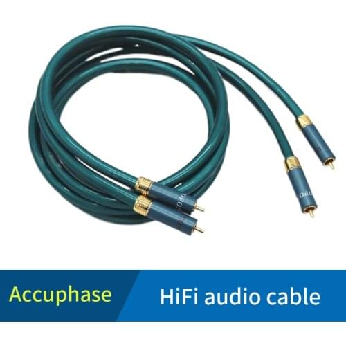 1 pair Gold Plated RCA connector for hifi audio cable