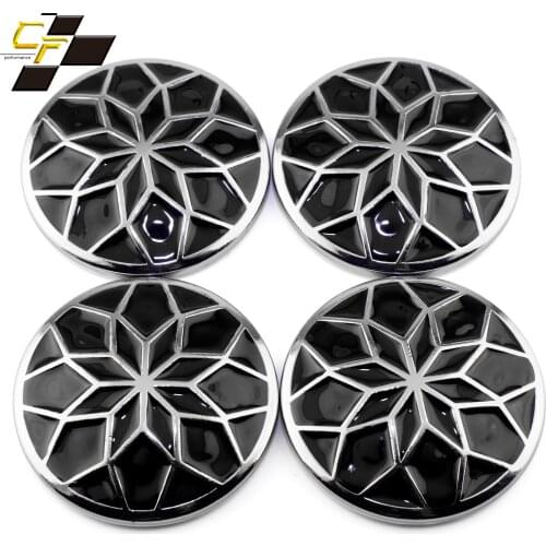 4pcs 65mm Universal Hub Cover Badge Car Styling Zinc Alloy High Quality Auto Parts